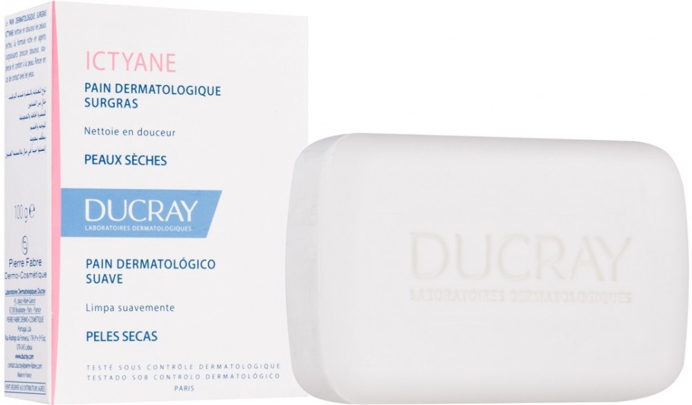 Ducray Ictyane parfümös szappan száraz bőrre  100 g