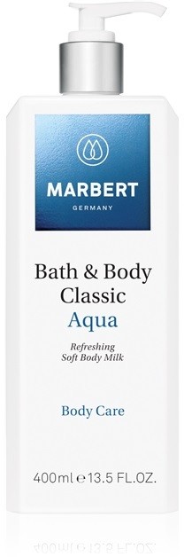 Marbert Bath & Body Classic Aqua frissítő testápoló tej hidratáló hatással  400 ml