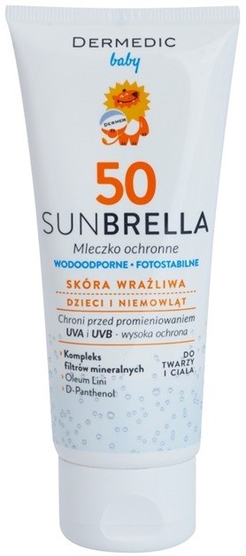 Dermedic Sunbrella Baby naptej ásványi szűrővel SPF 50  100 g
