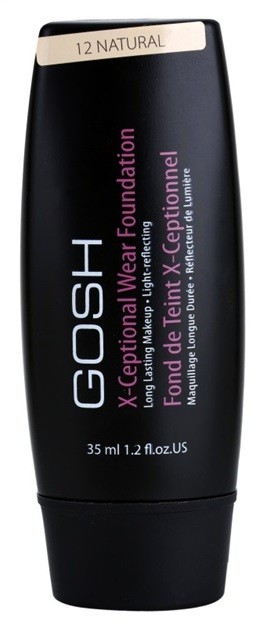 Gosh X-ceptional hosszan tartó make-up árnyalat 12 Natural 35 ml