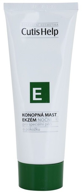 CutisHelp Health Care E - Eczema ekcéma elleni éjszakai kenőcs kenderből arcra és testre  100 ml