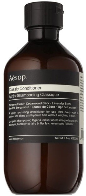 Aésop Hair Classic tápláló kondícionáló minden hajtípusra  200 ml