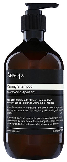 Aésop Hair Calming nyugtató sampon száraz, viszkető fejbőrre  500 ml