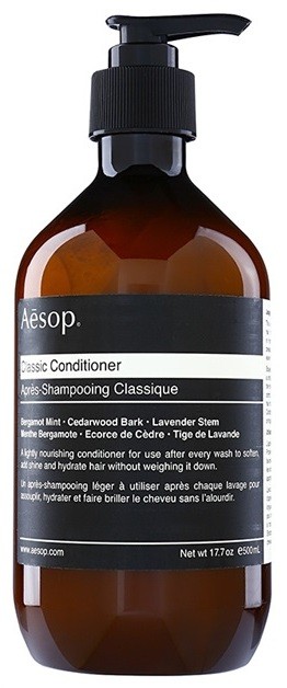 Aésop Hair Classic tápláló kondícionáló minden hajtípusra  500 ml