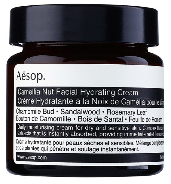 Aésop Skin Camellia Nut tápláló hidratáló krém száraz és érzékeny bőrre  60 ml