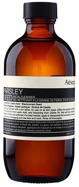 Aésop Skin Parsley Seed lágy tisztító gél minden bőrtípusra  200 ml