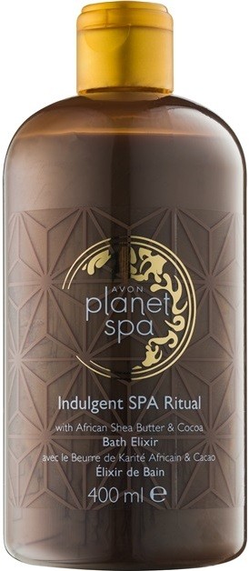 Avon Planet Spa Indulgent SPA Ritual fürdőhab bambuszolajjal és csokoládéval  400 ml