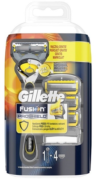 Gillette Fusion Proshield borotva tartalék pengék 4 db