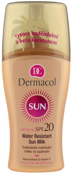Dermacol Sun Water Resistant vízálló napozótej SPF 20  200 ml