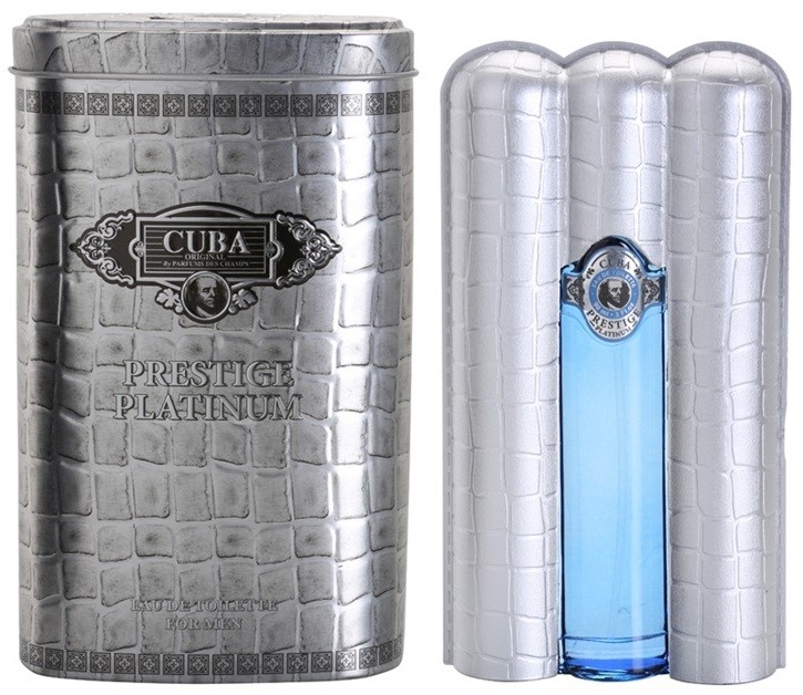 Cuba Prestige Platinum eau de toilette férfiaknak 90 ml