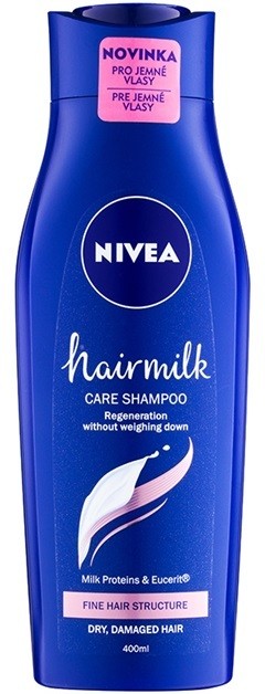 Nivea Hairmilk ápoló sampon a finom hajért  400 ml