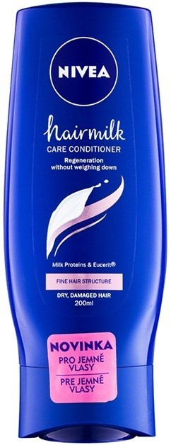 Nivea Hairmilk tápláló kondicionáló a finom hajért  200 ml