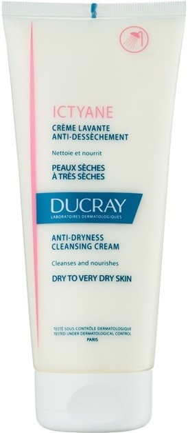 Ducray Ictyane tisztító krém Száraz, nagyon száraz bőrre  200 ml