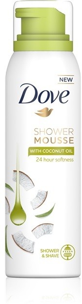 Dove Coconut Oil tusoló hab 3 az 1-ben  200 ml