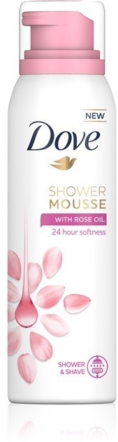 Dove Rose Oil tusoló hab 3 az 1-ben  200 ml