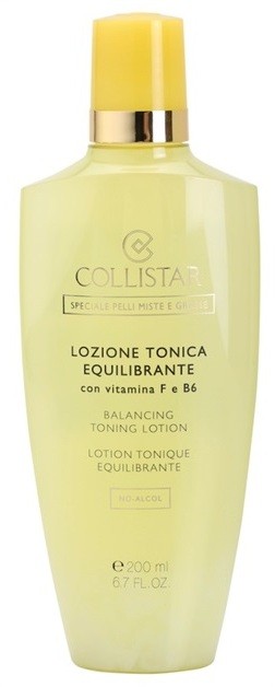 Collistar Special Combination And Oily Skins tisztító víz kombinált és zsíros bőrre  200 ml