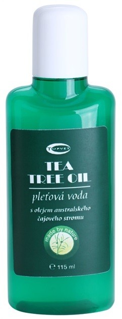Topvet Tea Tree Oil bőrtisztító víz problémás és pattanásos bőrre  115 ml
