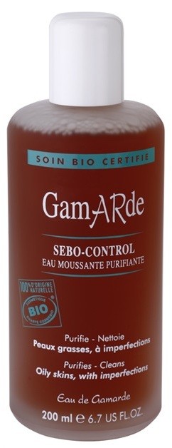 Gamarde Sebo-Control tisztító víz az aknéra hajlamos zsíros bőrre  200 ml