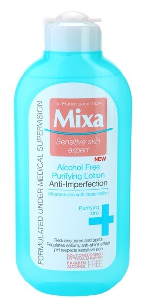 MIXA Anti-Imperfection tisztító arcvíz alkoholmentes  200 ml