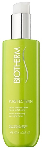 Biotherm PureFect Skin hámlasztó tisztító tonik normál és zsíros bőrre  200 ml