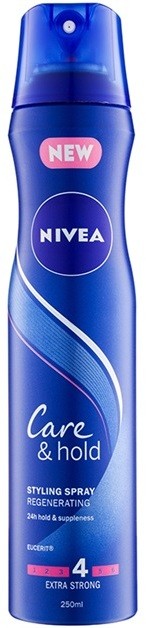 Nivea Care & Hold regeneráló hajlakk extra erős fixálással  250 ml