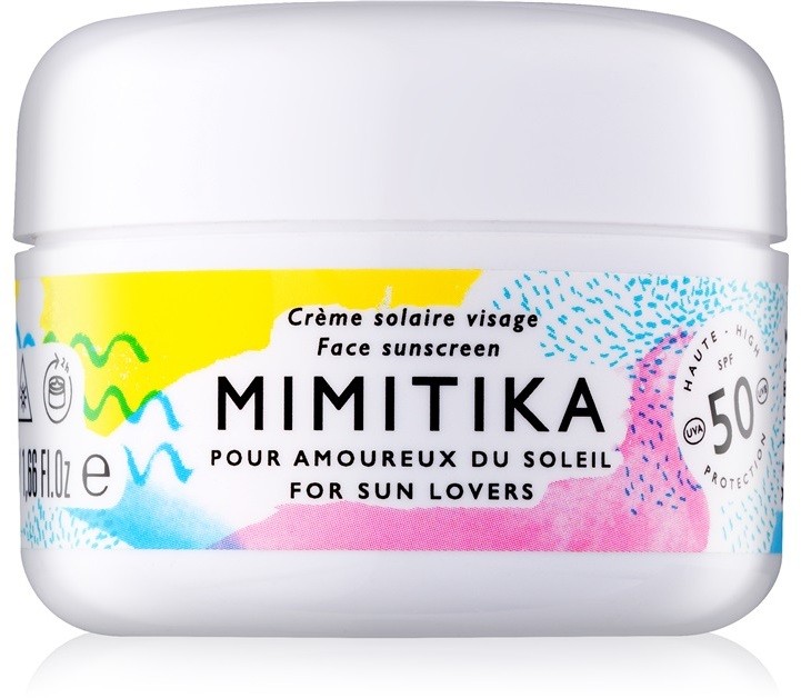 Mimitika Sun napozókrém arcra SPF 50  50 ml