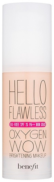 Benefit Hello Flawless Oxygen Wow folyékony make-up SPF 25 árnyalat Champagne 