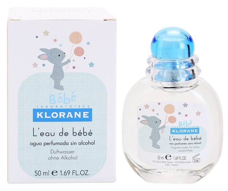 Klorane Bébé eau de toilette gyermekeknek 50 ml