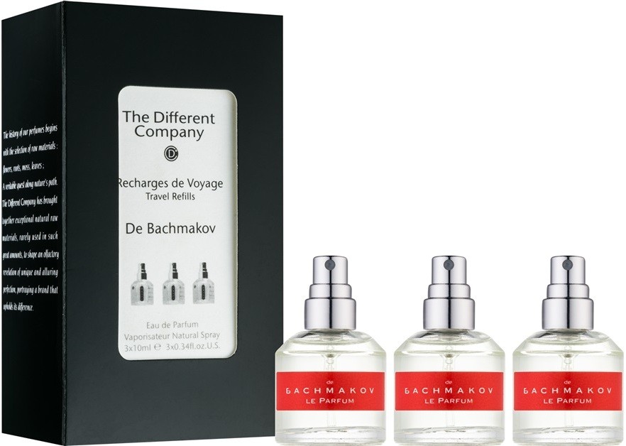 The Different Company De Bachmakov eau de parfum unisex 3 x 10 ml (3x utántöltő szórófejjel)