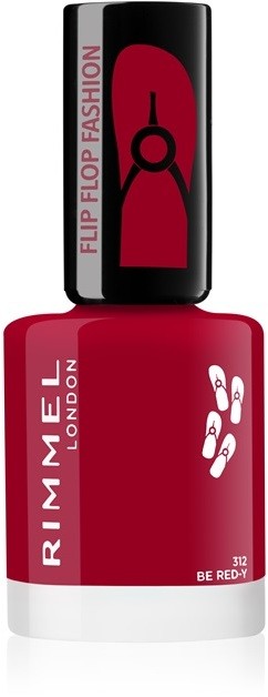 Rimmel 60 Seconds Flip Flop körömlakk árnyalat 312 Be Red-y 8 ml