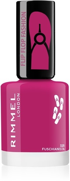 Rimmel 60 Seconds Flip Flop körömlakk árnyalat 325 Fuschianista 8 ml