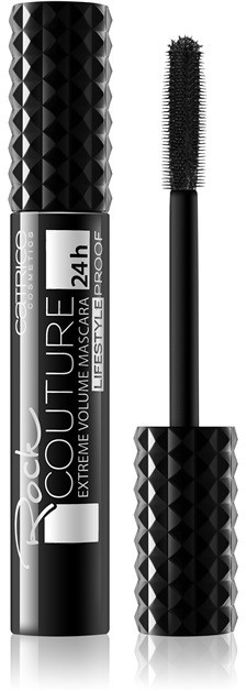 Catrice Rock Couture Lifestyle Proof  vízálló szempillaspirál extra mennyiségéert árnyalat 010 Ultra Black 12 ml