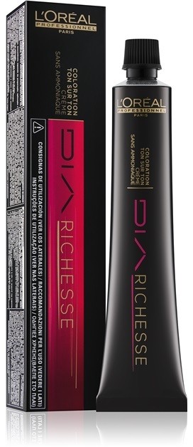 L’Oréal Professionnel Dia Richesse félig állandó hajfesték ammónia nélkül árnyalat Moka Karamelo 6.8 50 ml