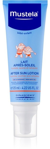 Mustela Solaires napozás utáni tej gyermekeknek születéstől kezdődően  125 ml