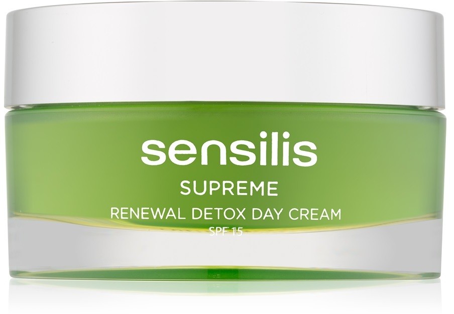 Sensilis Supreme Renewal Detox detoxikáló és regeneráló nappali krém SPF 15  50 ml