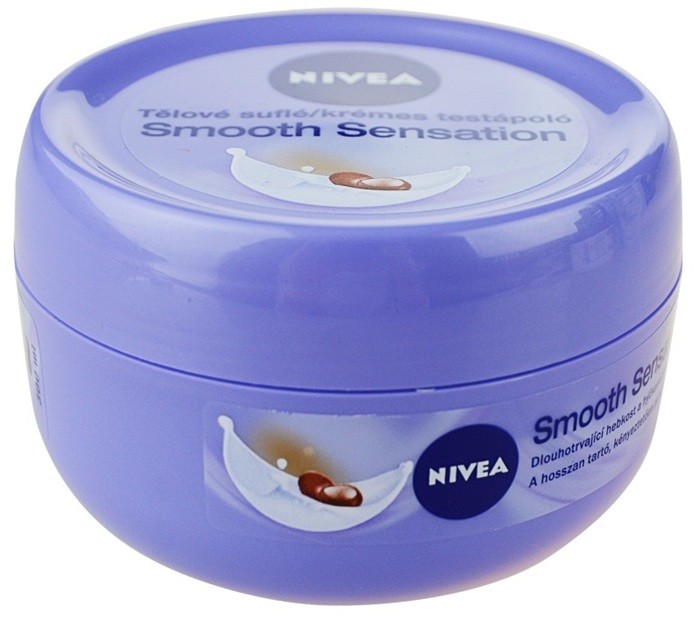 Nivea Smooth Sensation testápoló szuflé száraz bőrre  300 ml