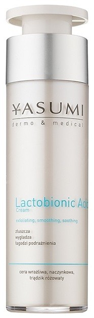 Yasumi Dermo&Medical Lactobionic Acid bőrkrém Érzékeny, bőrpírra hajlamos bőrre  50 ml