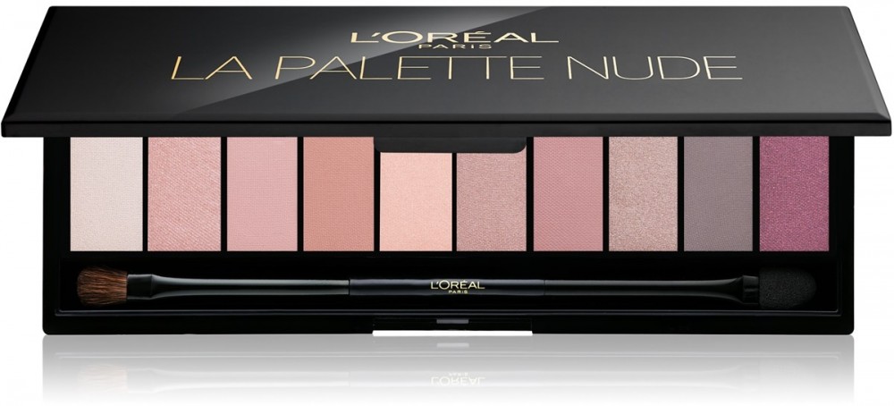 L’Oréal Paris Color Riche La Palette Nude szemhéjfesték paletták tükörrel és aplikátorral árnyalat 01 Rosé 7 g