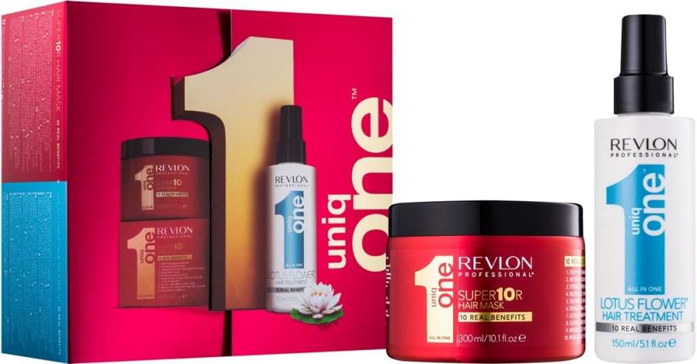 Uniq One All In One Lotus Flower Hair Treatment kozmetika szett V.