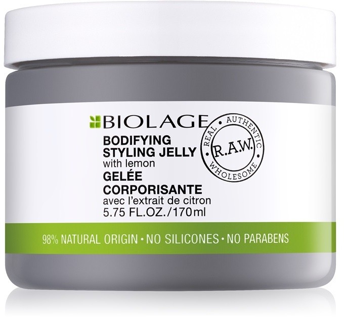 Biolage RAW Styling formázó dúsító zselé citrommal  parabénmentes és szilikonmentes  170 ml