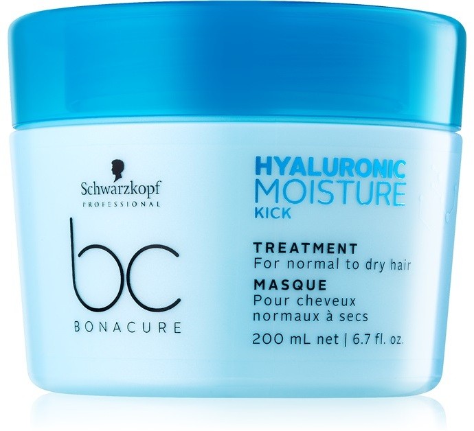 Schwarzkopf Professional BC Bonacure Moisture Kick haj maszk hialuronsavval  200 ml