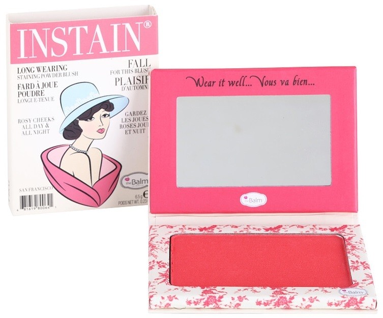 theBalm Instain púderes arcpír a hosszan tartó hatásért árnyalat Toile  6,5 g