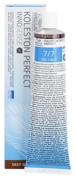 Wella Professionals Koleston Perfect Innosense Deep Browns hajfesték árnyalat 7/7  60 ml