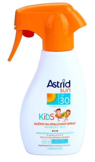 Astrid Sun Kids Naptej spray formában gyerekeknek SPF 30  200 ml