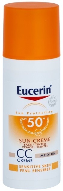 Eucerin Sun CC krém SPF 50+ árnyalat Medium 50 ml