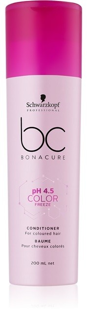 Schwarzkopf Professional PH 4,5 BC Bonacure Color Freeze kondicionáló festett hajra  200 ml