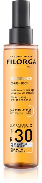 Filorga Medi-Cosmetique UV Bronze védő olaj a barnulás elősegítésére  SPF 30  150 ml