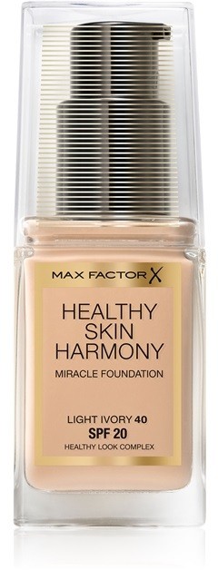 Max Factor Healthy Skin Harmony folyékony make-up SPF 20 árnyalat 40 Light Ivory 30 ml