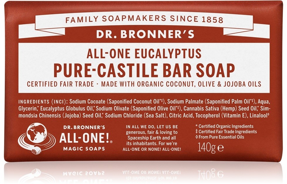 Dr. Bronner's Eucalyptus parfümös szappan  140 g