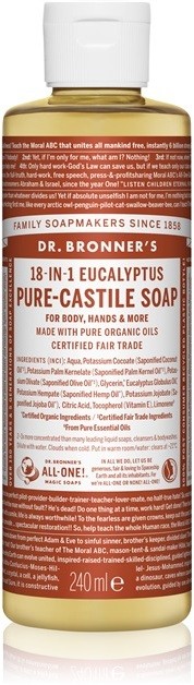 Dr. Bronner's Eucalyptus folyékony univerzális szappan  240 ml